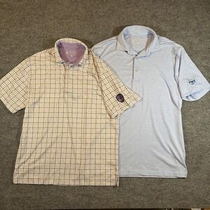 Bermuda Sands Bundle of TWO Twin Falls Golf Club Golf Polos Mens Medium
